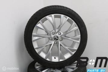 WINTER! ORIGINEEL! 18 inch velgen Skoda SuperB! 3P0601025H beschikbaar voor biedingen