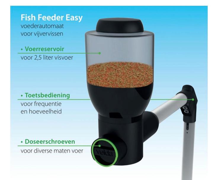 Velda visvoerautomaat easy, Tuin en Terras, Vijver-toebehoren, Ophalen