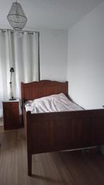 Nostalgisch bed 120x190, Huis en Inrichting, Slaapkamer | Bedden, Gebruikt, Bruin, Nostalgisch, Twijfelaar