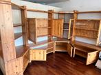 Massief grenen wandmeubel Scandinavisch design ('70 jaren), Huis en Inrichting, Kasten | Wandmeubels, Ophalen, Gebruikt, 150 tot 200 cm