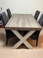 Dining Table with 4 Chairs, Ophalen, Gebruikt, 4 tot 6 stoelen