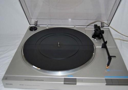 Philips draaitafel F 7130 zilver,mooi en prima..., Audio, Tv en Foto, Platenspelers, Gebruikt, Platenspeler, Philips, Ophalen of Verzenden