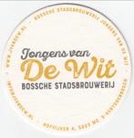 1 JONGENS VAN DE WIT BOSSCHE STADSBROUWERIJ BIERVILTJE, Verzamelen, Biermerken, Verzenden, Gebruikt, Viltje(s), Overige merken