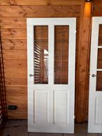 Lundia binnendeur met glas in lood, Doe-het-zelf en Verbouw, Deuren en Horren, Ophalen, Gebruikt, 80 tot 100 cm, Binnendeur