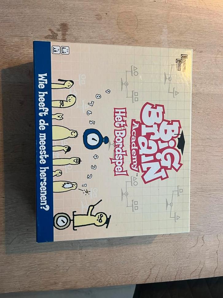 Big Brain Academy Het Bordspel, Hobby en Vrije tijd, Gezelschapsspellen | Bordspellen, Zo goed als nieuw, Een of twee spelers