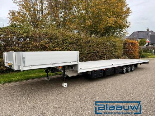 HSU BE Oplegger , Aluminium , Semi dieplader , 3990KG laden, Auto's, Vrachtwagens, Bedrijf, Te koop, Aanhangers en Opleggers, Overige brandstoffen