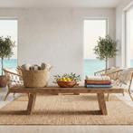 Oldwood sidetables tv meubel of deco bankjes, Ophalen, Zo goed als nieuw, 25 tot 50 cm, Rechthoekig