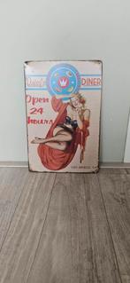 Daisy's dinner reclamebord 30x20cm leuk voor in de mancave, Ophalen of Verzenden, Zo goed als nieuw, Reclamebord
