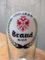 6 Jubileum 100 jaar BRAND BIER Glazen, Ophalen of Verzenden, Zo goed als nieuw, Glas of Glazen, Brand
