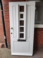 Voordeur met 5 ramen en 3-punt slot, Ophalen, Gebruikt, Buitendeur, 200 tot 215 cm