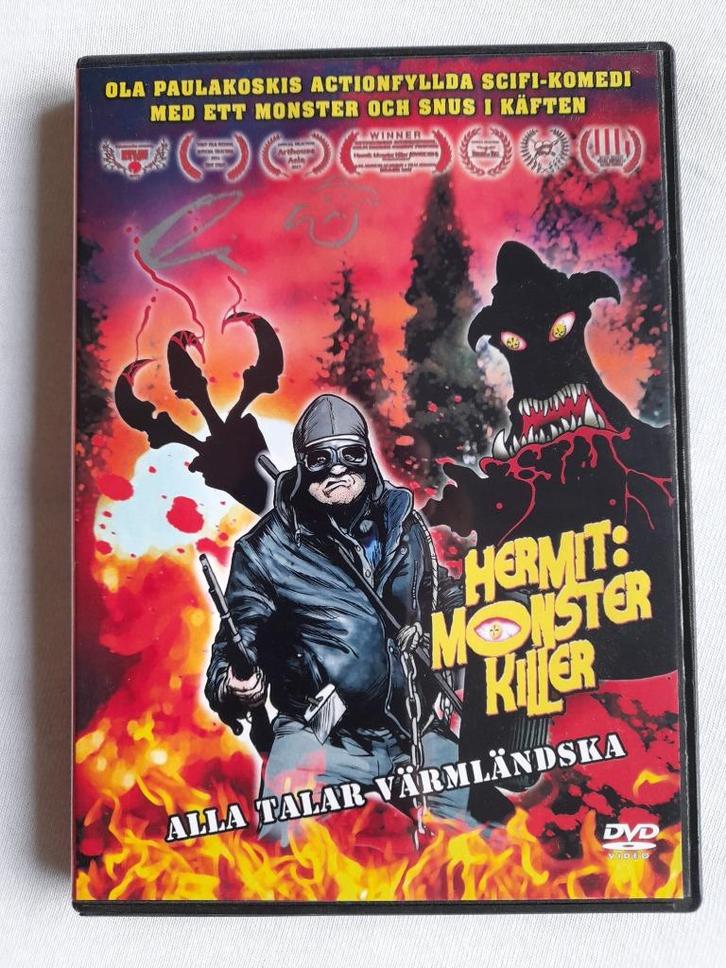 Hermit: Monster Killer - gesigneerd - DVD, Cd's en Dvd's, Dvd's | Horror, Zo goed als nieuw, Monsters, Ophalen of Verzenden