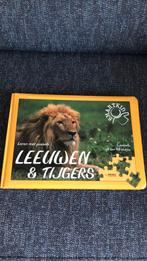 Leeuwen en tijgers puzzelboek 5 puzzels 48 stukjes boek, Non-fictie, Ophalen of Verzenden, Zo goed als nieuw