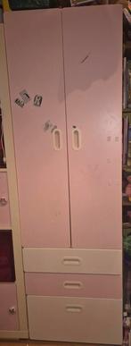 Stuva kast roze met wit, Kinderen en Baby's, Kinderkamer | Commodes en Kasten, Ophalen, Gebruikt, Minder dan 75 cm, 50 tot 70 cm