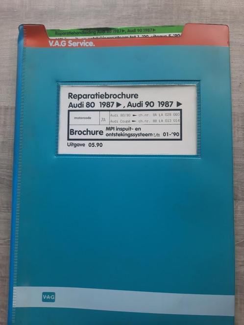 Werkplaatsboek Audi 90 + Coupé 5-cilinder 2,3 20V motor 7A, Boeken, Auto's | Boeken, Gelezen, Audi, Ophalen of Verzenden