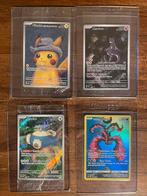 Pikachu grey felt hat, snorlax, mewtwo, galarian moltres, Ophalen of Verzenden, Zo goed als nieuw, Losse kaart