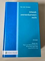 Arbeidsovereenkomstenrecht - Van der Grinten, Ophalen of Verzenden, Zo goed als nieuw