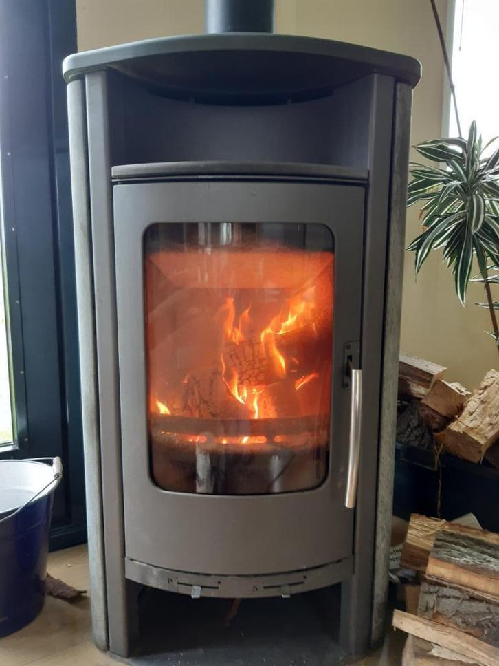 houtkachel Koppe Caron 7 Kw, Huis en Inrichting, Kachels, Gebruikt, Vrijstaand, Houtkachel, Hout, Ophalen