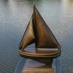 Beeld brons: Zeiljacht - Zeilboot - Zeilschip (nieuw), Antiek en Kunst