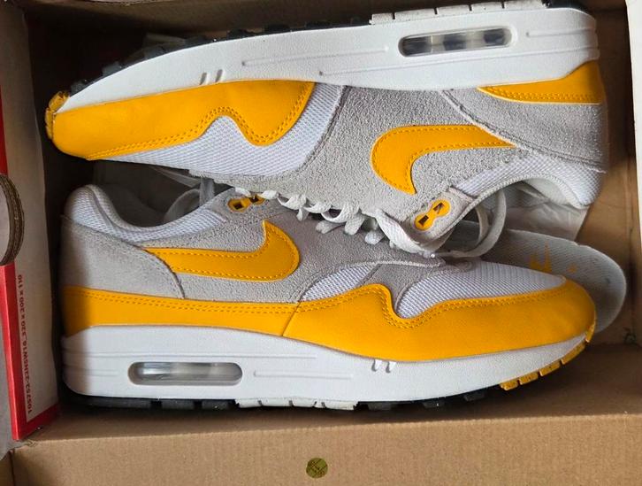 Nike air max 1 geel 42, Kleding | Heren, Schoenen, Zo goed als nieuw, Overige kleuren, Ophalen of Verzenden