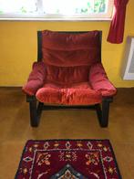 Vintage Lefkara Designstoel Jaren 80 - Handgemaakt Cyprus, Huis en Inrichting, Fauteuils, Ophalen, Hout, Zo goed als nieuw, Retro