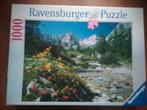 Ravensburger Puzzle - Montana en Tirol - 1000 stukjes, Hobby en Vrije tijd, Denksport en Puzzels, Ophalen of Verzenden, 500 t/m 1500 stukjes