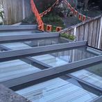 Zonnescherm, Tuin en Terras, Zonneschermen, Ophalen, Gebruikt, 450 cm of meer, Elektrisch