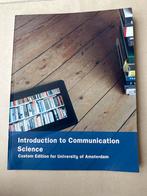 Introduction to Communication Science, Ophalen of Verzenden, Alpha, University of Amsterdam, WO