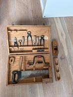 Vintage houten gereedschapskist kinderen, Ophalen, Gebruikt, Overige typen