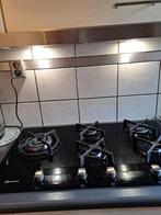Gasplaat zwart, Witgoed en Apparatuur, Gebruikt, Ophalen of Verzenden, Inbouw, Gas