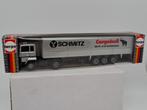 Ford vrachtwagen Schmitz Cargobull huiftrailer - Herpa 1/87, Verzenden, Zo goed als nieuw, Bus of Vrachtwagen, Herpa