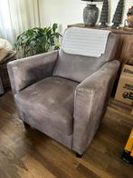 Stoel /Fauteuil antraciet, Huis en Inrichting, Ophalen, 75 tot 100 cm, Zo goed als nieuw, Stof