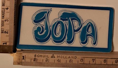 Vintage sticker Jopa motor motorcross crossmotor wegrace, Verzamelen, Stickers, Zo goed als nieuw, Overige typen, Ophalen of Verzenden