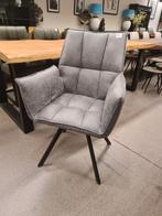 Nieuwe eetkamerstoel draaibaar leer microvezel antraciet, Ophalen, ., Nieuw, Vier