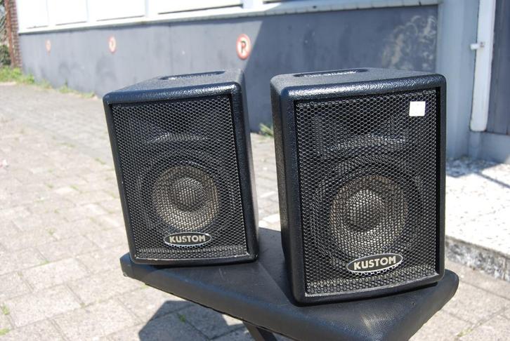 Kustom 2x Profile 100 speakers 50 watt 8 Ohm   <220672>, Muziek en Instrumenten, Instrumenten | Onderdelen, Gebruikt, Ophalen of Verzenden