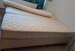 Boxspring in twee delen met topmatras., Ophalen, Zwart, Tweepersoons, Zo goed als nieuw