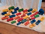 Groot aantal oude plastic speelgoed auto's trein olifant, Ophalen of Verzenden, Gebruikt