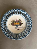 Bord met fruitmand Makkum Tichelaar, Ophalen of Verzenden