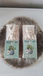 Set Macrame plantenhangers, Huis en Inrichting, Kamerplanten, Ophalen of Verzenden, Halfschaduw, Minder dan 100 cm