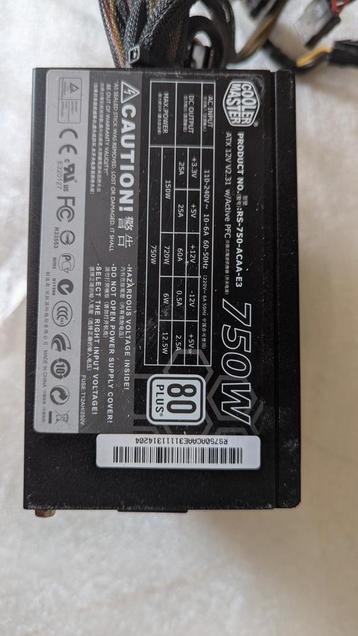 Cooler master 750 ATX voeding beschikbaar voor biedingen