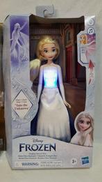 Frozen poppen Anna Queen Elsa licht en geluid Barbie Hasbro, Nieuw, Ophalen of Verzenden, Barbie