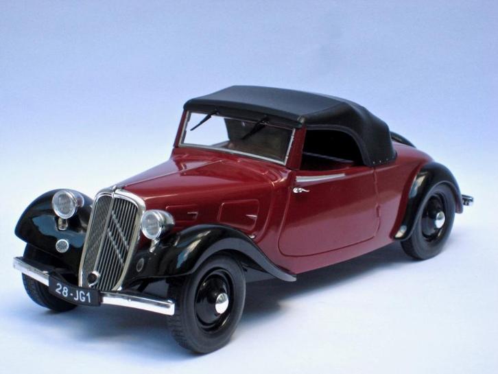 Citroen Traction Avant 7A cabriolet 1935 Hachette #29 1:24, Hobby en Vrije tijd, Modelauto's | 1:24, Nieuw, Auto, Overige merken