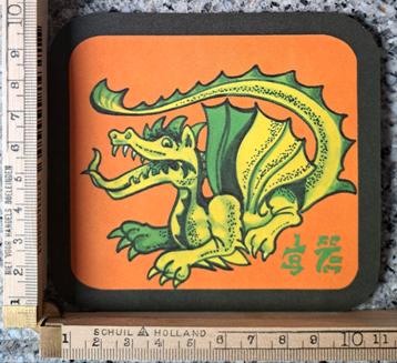 Vintage sticker logo Hong Kong Dragon Boat Festival  beschikbaar voor biedingen