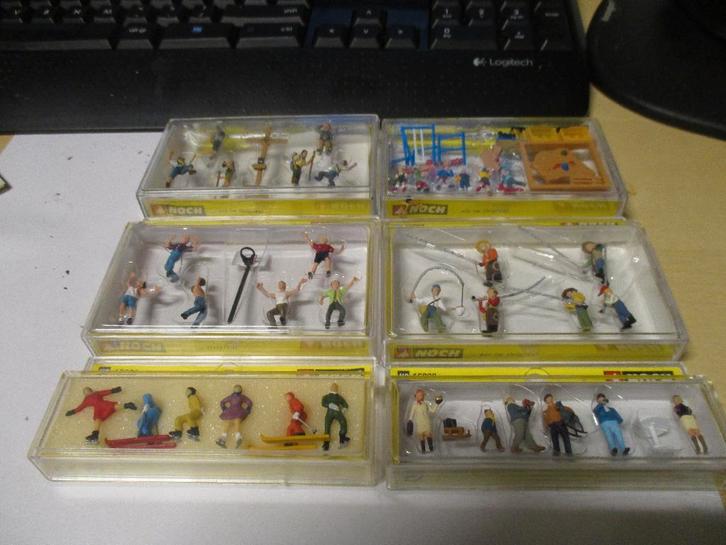 Noch setjes poppetje 6 sets, Hobby en Vrije tijd, Modeltreinen | H0, Nieuw, Overige typen, Gelijkstroom of Wisselstroom, Märklin