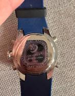 Quamer Heren Polshorloge Blauw, Sieraden, Tassen en Uiterlijk, Horloges | Heren, Gebruikt, Staal, Polshorloge, Kunststof