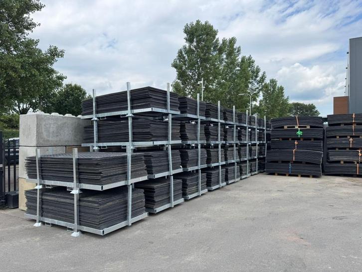 verhuur rijplaten 2,4x1,2 m, Tuin en Terras, Terrasdelen en Vlonders, Zo goed als nieuw, Composiet, Ophalen of Verzenden