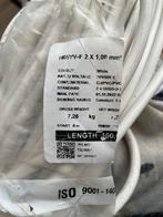 Electra kabell2 x 1,00 mm² - 35-40 meter, Ophalen of Verzenden, Gebruikt, Kabel of Snoer