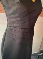 Satijn Look Jurk - Maat S, Kleding | Dames, Jurken, Zwart, Ophalen of Verzenden, Zo goed als nieuw, Knielengte