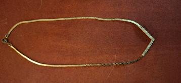 Setje: choker, armbandje en oorbellen goudkleurig beschikbaar voor biedingen