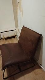 2 Leren stoelen, Huis en Inrichting, Fauteuils, Ophalen, Gebruikt, 50 tot 75 cm, Leer