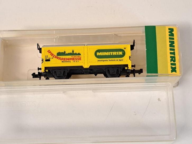 Minitrix goederenwagon, art. 3530 83, Hobby en Vrije tijd, Modeltreinen | N-Spoor, Zo goed als nieuw, Wagon, Gelijkstroom, Trix